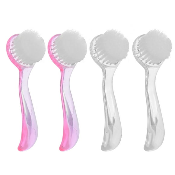 NUOLUX Brush Nail Handle Scrubbing Cleaning Long Fingernail Brushes Round Pedicure Feet