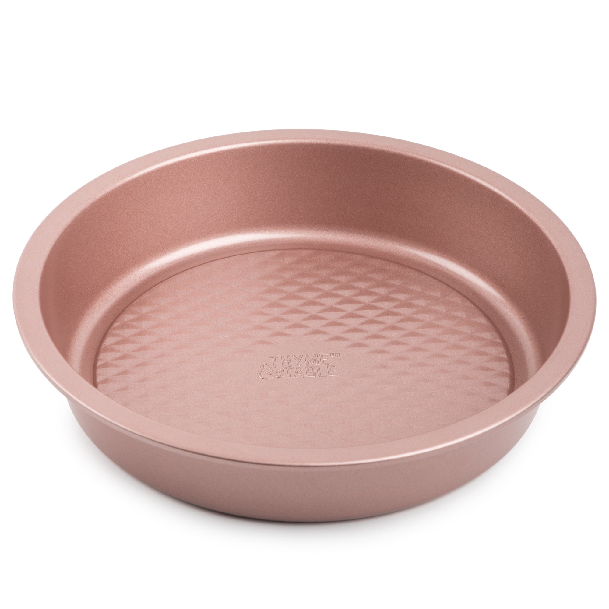 Thyme & Table Non-Stick Round Cake Pan, 9 Inch, Rose Gold