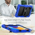 thumbnail image 3 of XYX For Xiaomi Redmi Pad SE 2024 Case 8.7 inch, 3in1 Heavy Duty Shockproof Tablet Case with Stand, Shoulder Strap, Blue, 3 of 7