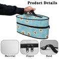 thumbnail image 5 of HELLHERO Iron Carrier Bag Protective Travel Steamer Bag Easy to Store and Carry Daisy Pattern Valentine's Day, Bag Only, 5 of 6