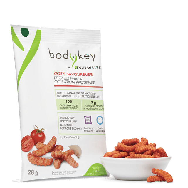 Amway BodyKey by Nutrilite™ Zesty Protein Snack 14 Pouches
