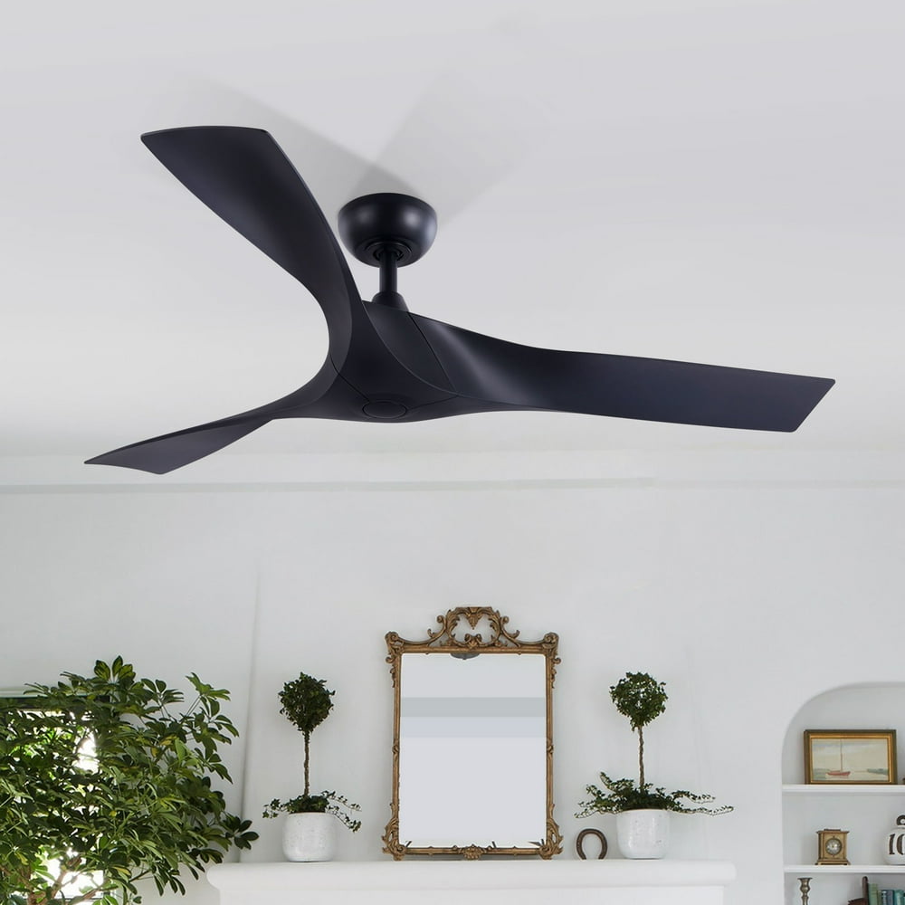 52" Smart Ceiling Fan with Remote Control, 3 Blades, 6 Speeds, Timer