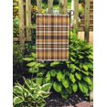 thumbnail image 2 of POGLIP Yellow Check Tartan Plaid Pattern Abstract Britain Celtic Checkered Clan Garden Flag Decorative Flag House Banner 28x40 inch, 2 of 2