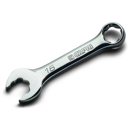 UPC: 0886352117814 | Capri Tools 16 mm WaveDrive Pro Stubby Combination Wrench for Regular and Rounded Bolts