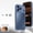 Blue, variant on Case for iPhone 17 Pro Max, Compatible with MagSafe, Metal Shockproof Magnetic Protective Cover with Speaker Dust Cover, Snap Buckle Switch and PC Fine Hole Protective Ring, Blue
