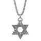 thumbnail image 1 of Colgante de estrella de Mogan David de moda, collar de estrella de David de cadena de aleación de alta calidad judía de Israel para mí, 1 of 5