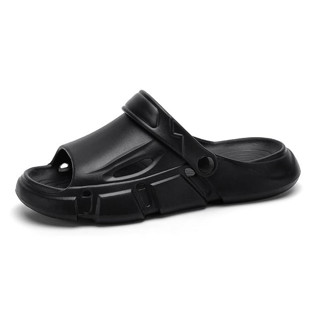 Men's Beach Slippers with Soft Low Arch Support Comfortable Thick Sole Anti Slip Easy To Clean