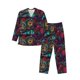thumbnail image 1 of Balery Mandala Colorful Pijama para Hombre de Dos Piezas con Manga Larga, Conjunto de Dormir y Descanso Suave con Bolsillos-Medium, 1 of 7