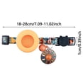 thumbnail image 2 of Boho Breakaway Cat Collar with Bell, Adjustable Printed Kitten Collar with Pendant for Cats and Small Pets(F,28cm), 2 of 5