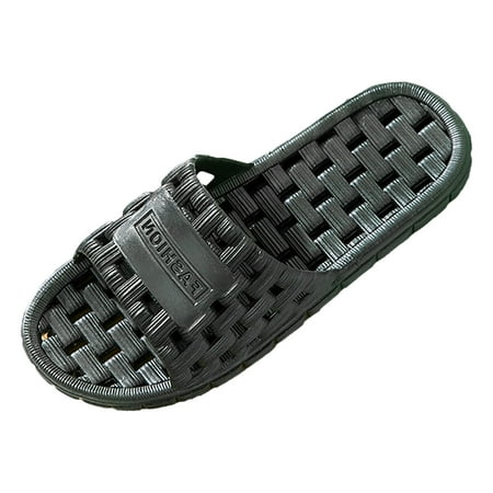 

Men S Fashion-Forward Thong Sandals Couples Men Shower Room Home Non Slip Breathable Massage Soft Sole Quick Drying Slipper Comfortable Flat Shoes Fashionable House Toe Post Sandals