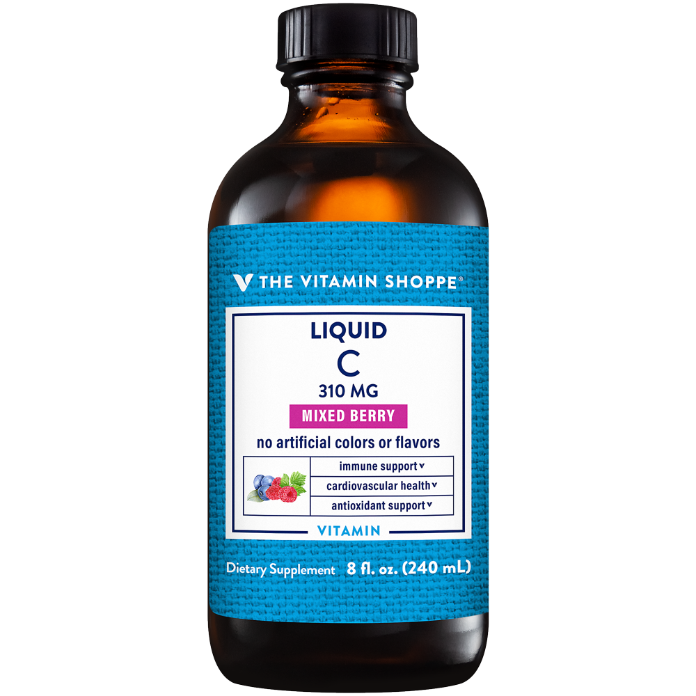 The Vitamin Shoppe Liquid Vitamin C 300MG, Antioxidant that Supports