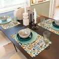 thumbnail image 6 of Placemats Set of 4 / 6, Peanuts 8 Placemats for Dining Table Indoor/Outdoors Heat Resistant Washable Placemats 18" x 12", 6 of 8