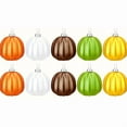thumbnail image 1 of Matte Pumpkin Ball Ornaments for Halloween Autumn Decor, 5cm Birch Tree Table Decoration, 1 of 6