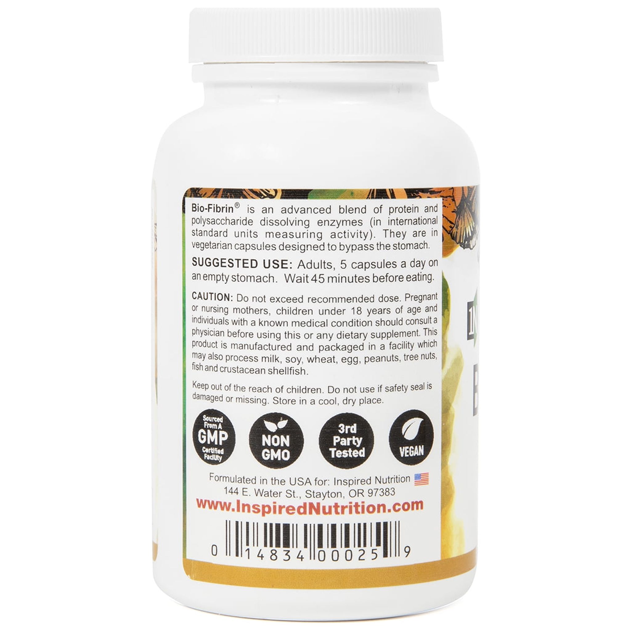 Ultimate Bio-Fibrin ® from Inspired Nutrition - Proteolytic Enzymes