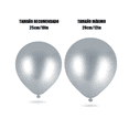 thumbnail image 2 of Fiesta Decoración Boda Metálico Xtellar Látex Globo Decoración 50pcs, 2 of 3