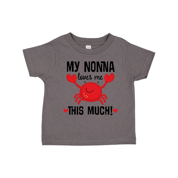 Inktastic Nonna Loves Me Grandson Boys or Girls Toddler T-Shirt