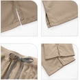 thumbnail image 6 of YgkuHd Women's Scrub Set – Short Sleeve V-Neck Top with Pockets & Drawstring Pants, Surgical Nursing Uniform for Hospital Clinic, Sizes S-XXL,Khaki_L, 6 of 6