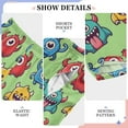 thumbnail image 6 of FORMRS Kids Pajama Pants with Pockets Size 6-8Y Boys Lounge Sleep Bottoms, Cute Monsters Pattern, 6 of 8