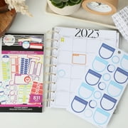 Happy Planner Sticker Pack, 30 Sheet Value, Essential Boxes & Borders, 831 Planner Stickers Total