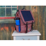 Sunniva Solar Backpack with Power Bank, Brown