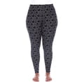 thumbnail image 4 of White Mark Women's Plus Size Super Soft Heart Print Leggings, 4 of 4