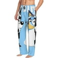thumbnail image 6 of Zofaai Bluey Pattern Men's Trousers, Elastic Waistband with Pockets, Pajama Pants, Home Wear-Large, 6 of 6