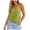 Green, variant on Womens Backless Shirt Sleeveless Top Tie Up Open Back Crop Tops Summer (Black, M)
