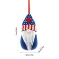 thumbnail image 3 of AZXY July 4th Ornaments,Patriotic Decorations,Independence Day Day Rudolph Faceless Dwarf Pendant Ornaments Holiday Decoration Pendant, 3 of 6