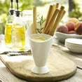 thumbnail image 5 of opvise French Fries Shelf Holder Assorted Sauce Chips Snack Cone Dip Cup Tableware White, 5 of 8