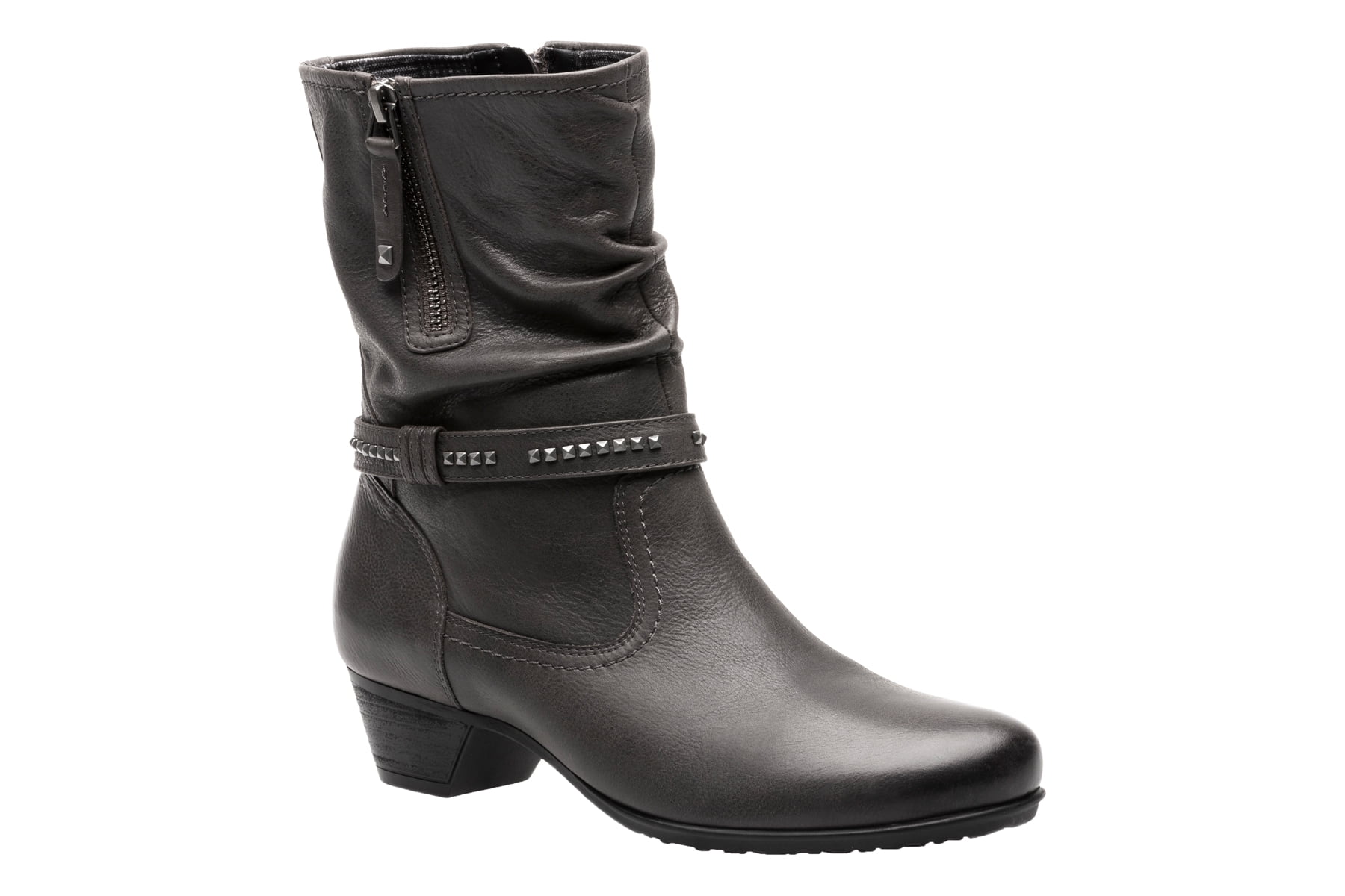 Abeo Size 9 Women's Gray Solid Ankle Boots Boots