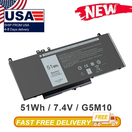 High Capacity 7000mAh G5m10 Battery For Dell Latitude E5450 E5550 Series HK60W