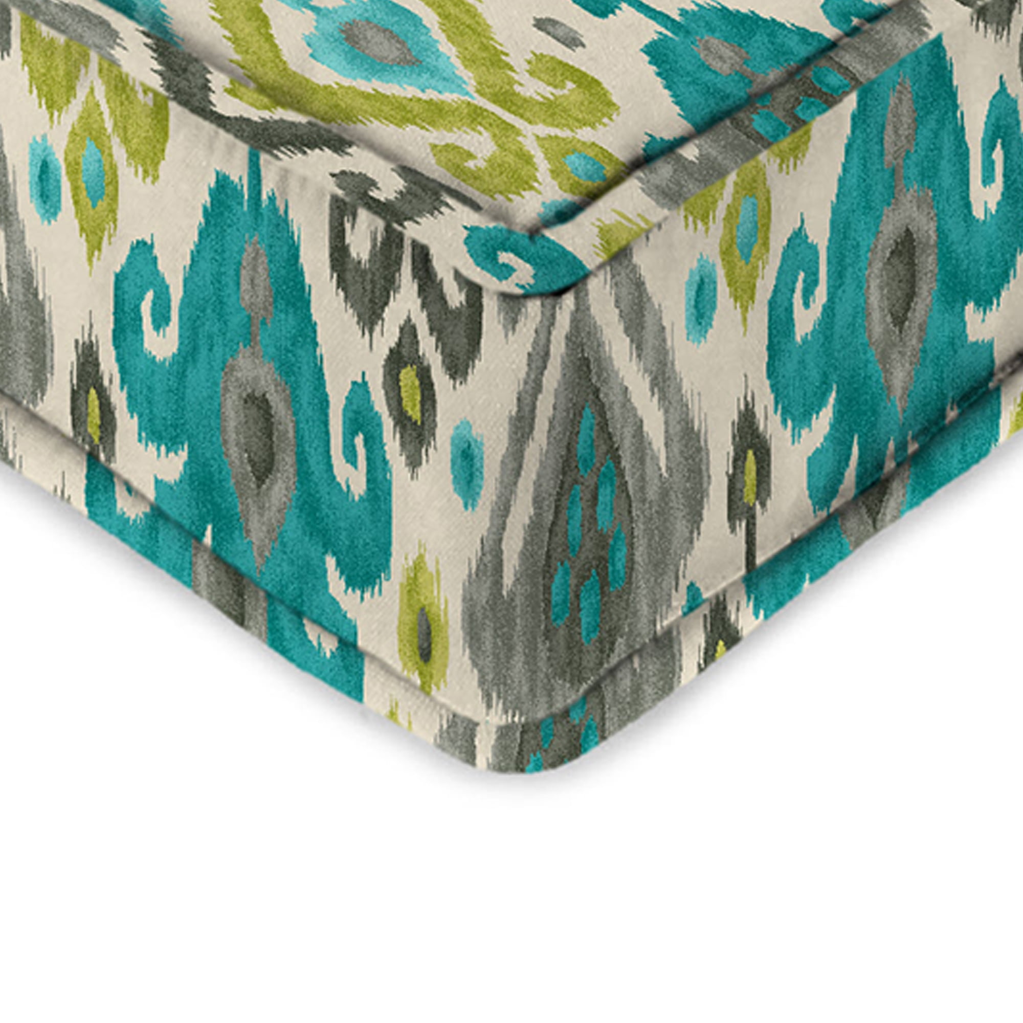 Jordan Manufacturing 45"&nbsp;x 22"&nbsp;Rectangular Outdoor Deep Seat Chair Cushion Set with Ties and Welt
