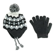 Connex Gear Kids' 4-7 Winter Helmet Hat with Matching Gripper Glove