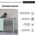 thumbnail image 4 of Edgestar Cbr1501od 24" Wide 142 Can Built-In Outdoor Beverage Cooler - Stainless Steel, 4 of 7