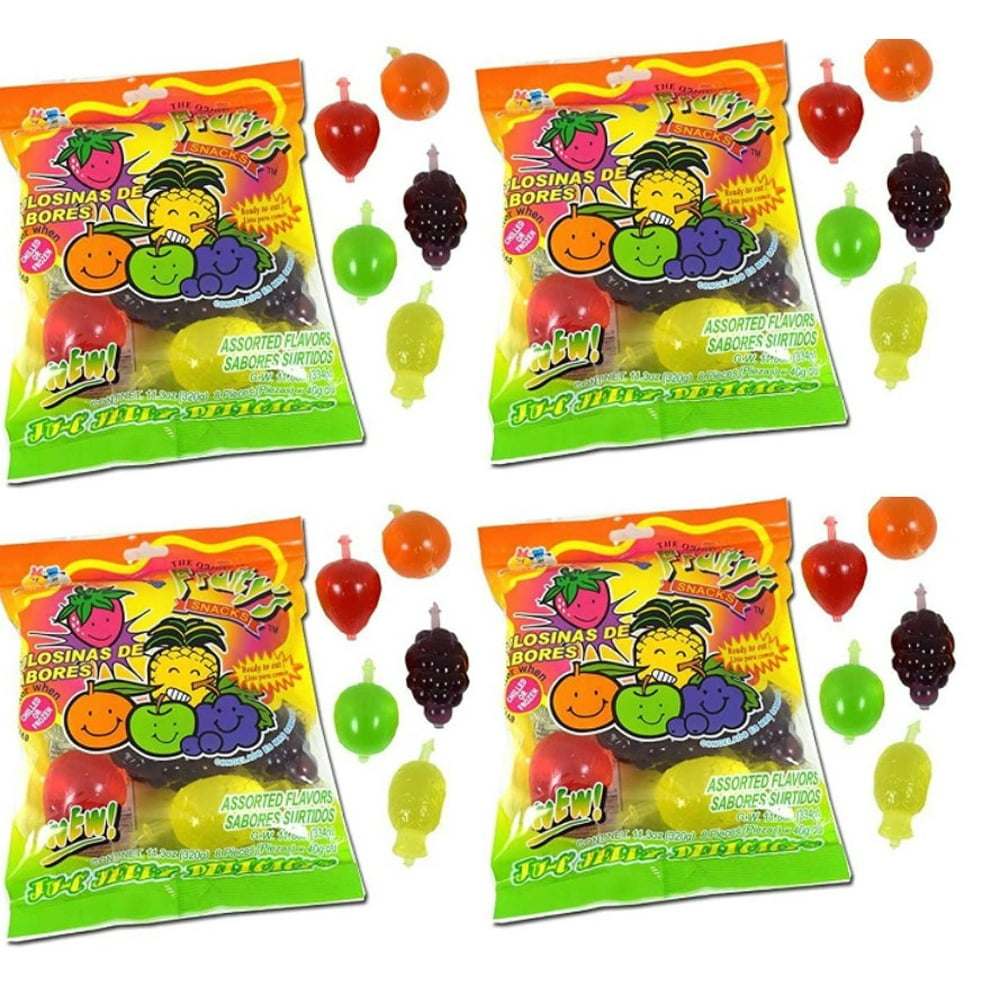 Fruit Snack Jelly Fruit Candy Bag Pack of 4 (9 each bag) 36