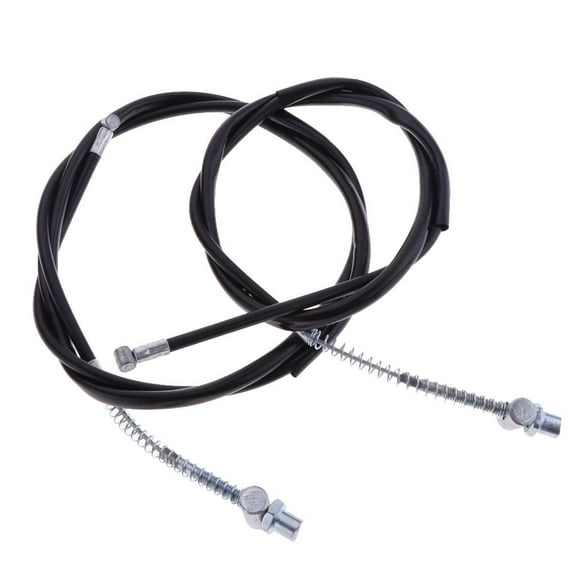 Front and Rear Brake Cable for PW50 Motorcycle Bike Motocross Street Bikes (Black)