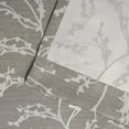 thumbnail image 4 of Exclusive Home Kilberry Woven Room Darkening Blackout Grommet Top Curtain Panel Pair, 52"x108", Ash Grey, 4 of 5
