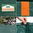 thumbnail image 2 of 2x Bolsas de jardín 500L 50 kg bolsa de residuos basura vegetal tejido reforzado plegable repelente al agua, 2 of 5
