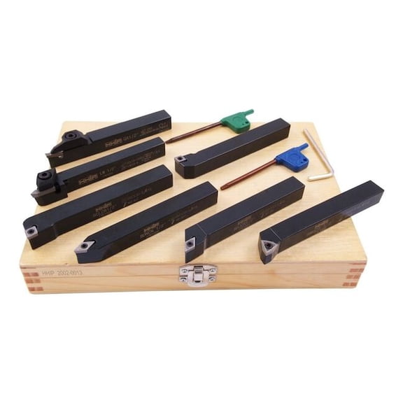 Hhip 7 Piece 1/2" Indexable Cut Off & Turning Tool Set 2002-0013