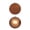 Bronze, variant on 2-Count Dark Red Jumbo Ball Shatterproof Christmas Ornaments, 8.5", by Holiday Time