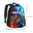 thumbnail image 3 of Roblox Backpack,3d Print Laptop Backpack Lightweight Casual Daypack Bookbag 16.5 In, 3 of 5