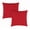 Red, variant on Covers&All Sunbrella Pillows Set of 2, UV Fade resistant & Water Repellent Square Throw Pillows (Inserts with Covers) for Indoor Outdoor Use