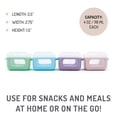 thumbnail image 4 of melii Snap & Go Cubes Food Storage Containers, A Smart Choice for Flexible Meal Prep and Organized Storage, 4 of 7