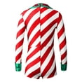thumbnail image 4 of YIZYIF Kids Girls Candy Cane Costume Christmas Party Dancewear Long Sleeve Shiny Sequins Striped Leotard A Red 6, 4 of 7
