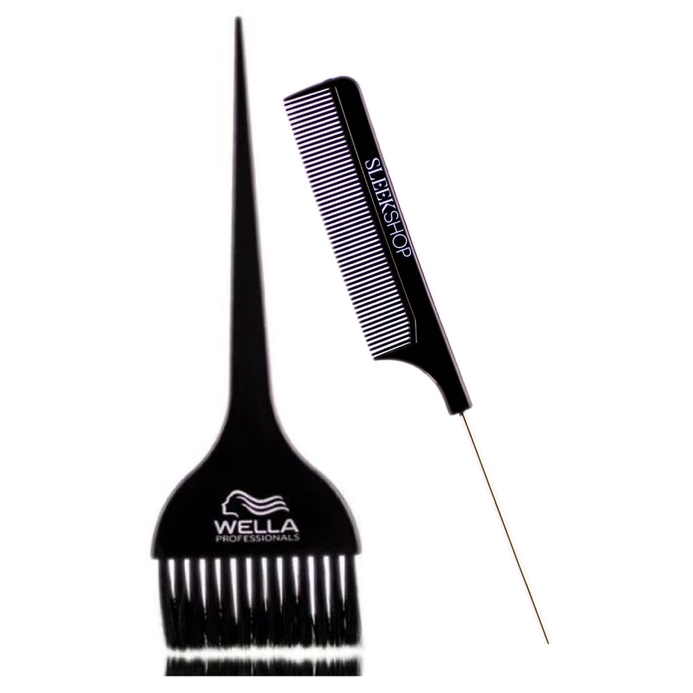 Wella Haircolor Tint Application Brush (w/Sleek Comb) Hair Coloring