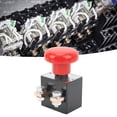 thumbnail image 3 of Interruptor de Botón de Parada de Emergencia, Interruptor de Parada Momentáneo 220-250A IP67 Seguro impermeable Uso un orificio de lente, 3 of 7