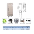 thumbnail image 4 of Westlake Reach in Refrigerator WKR-23B Upright Single Solid Door Stainless Steel 23 Cu.ft, 4 of 6