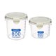 thumbnail image 1 of Xihbxyly Recipientes Herméticos para Almacenar Alimentos, Cajas de Plástico Apilables, Conservan La Frescura, Son Fáciles de Limpiar, Ahorran Espacio, Son Versátiles para La Despensa y El Refrigerado, 1 of 1