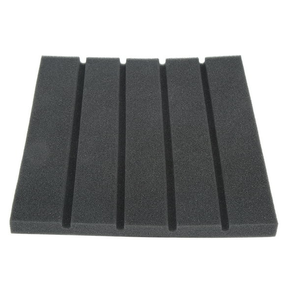 Sound Proof Foam Panels Black, 6Pcs 25x25x2cm Soundproofing Foam Acoustic Panels Piano Room Recording Studio Sound Absorbing Sponge,Studio Foam for Wall and Ceiling