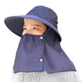 thumbnail image 5 of Women Wide Brim Summer Sun Flap Cap Hat Neck Cover Face Cover UPF 50+, 5 of 8